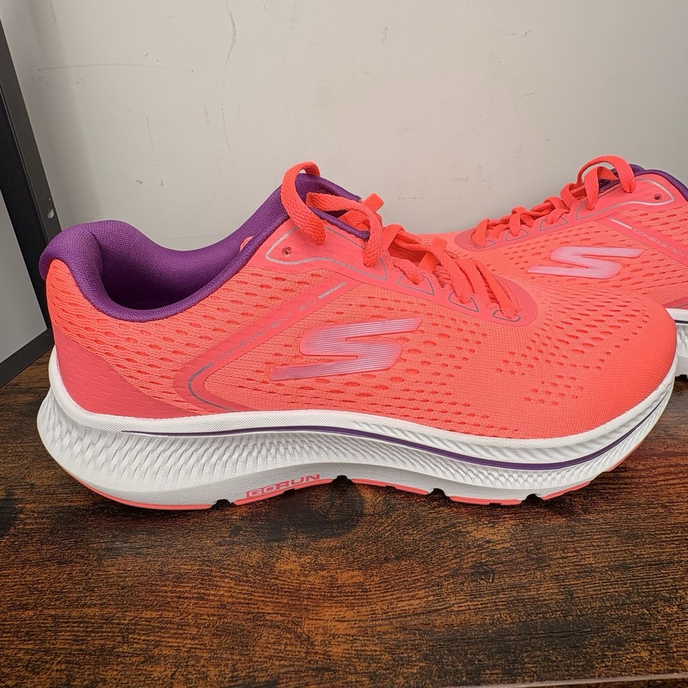 Skechers Go Run Consistent 2.0 Mile Marker Sneakers Hot Pink/Purple Women's Sz 8